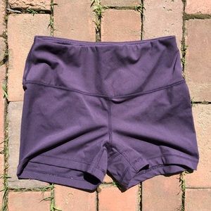 Yogalicious Purple Spandex Shorts